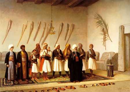 Gérôme, Prayer in the House of an Arnaut Chief 1857