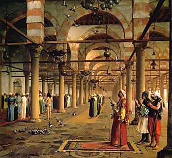 Gérôme, Public Prayer in the Mosque of Amr Cairo 1870